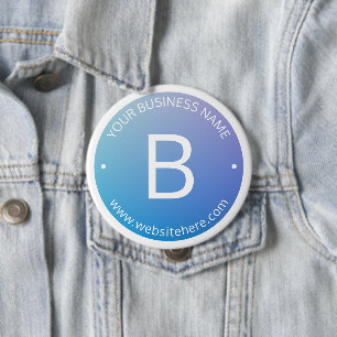 Blue & Purple Fading Ombre with Editable Text Button