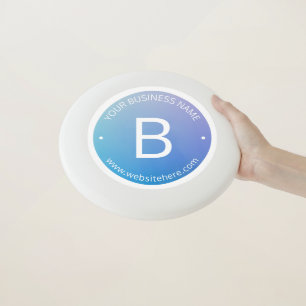 Blue & Purple Fading Ombre with Editable Text Wham-O Frisbee