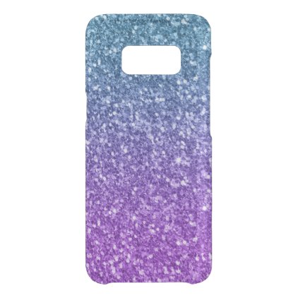 Blue &amp; Purple Faux Glitter 2 Uncommon Samsung Galaxy S8 Case