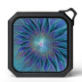 Blue Purple Flower Dream Abstract Fractal Art Bluetooth Speaker