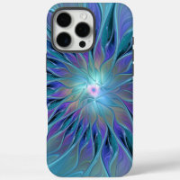 Blue Purple Flower Dream Abstract Fractal Art