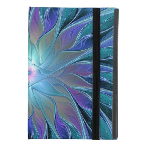 Blue Purple Flower Dream Abstract Fractal Art iPad Mini 4 Case