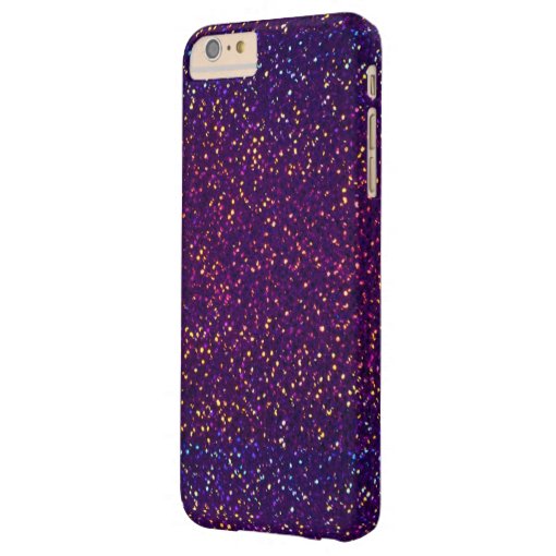 Blue Purple Glitter pattern iPhone 6 Plus Case | Zazzle