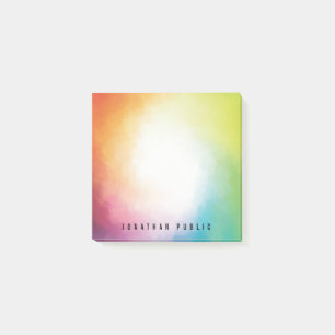Blue Purple Green Red Orange Yellow Personalized Post-it Notes