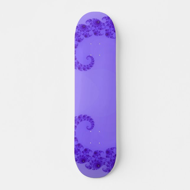 Blue Purple Heart Skateboard Deck (Front)