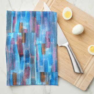 Blue Purple Kitchen Towel