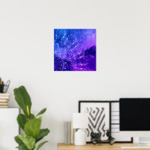 Blue Purple Mandala Clouds Boho Bohemian