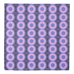 blue purple mandala Thunder_Cove Duvet Cover
