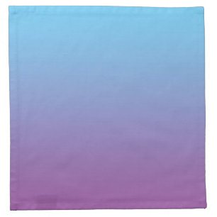 Blue & Purple Ombre Cloth Napkin