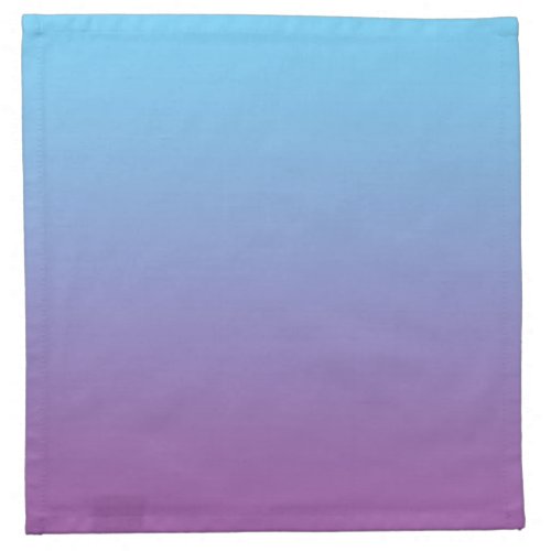 Blue  Purple Ombre Cloth Napkin