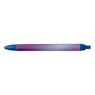 blue purple ombre moonlight Double Stripe Pen