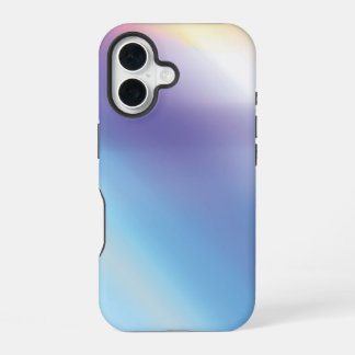 Blue Purple Pink and Yellow Abstract Art iPhone 16 Case
