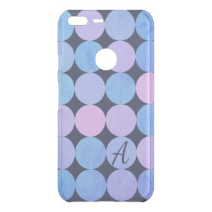 Blue Purple & Pink Circles Monogram Uncommon Google Pixel XL Case