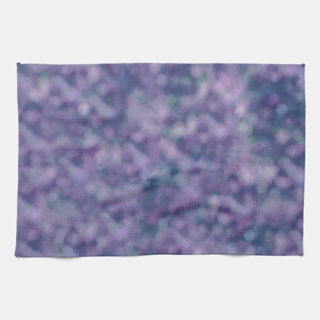 Blue Purple Pink Trendy Cool Chic Towel (Horizontal)