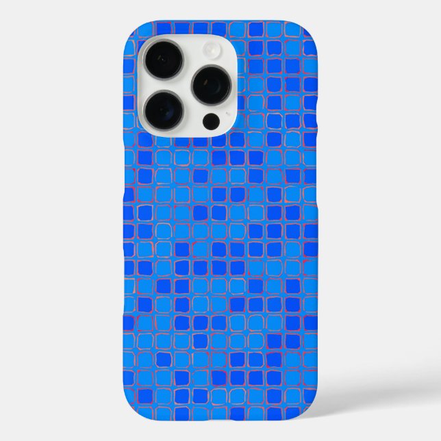 Blue Purple Pink Unique Cool Chic Case-Mate iPhone Case (Back)