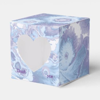 Blue Purple Psychedelic Cloudy Abstract  Favor Boxes by TheSillyHippy at Zazzle
