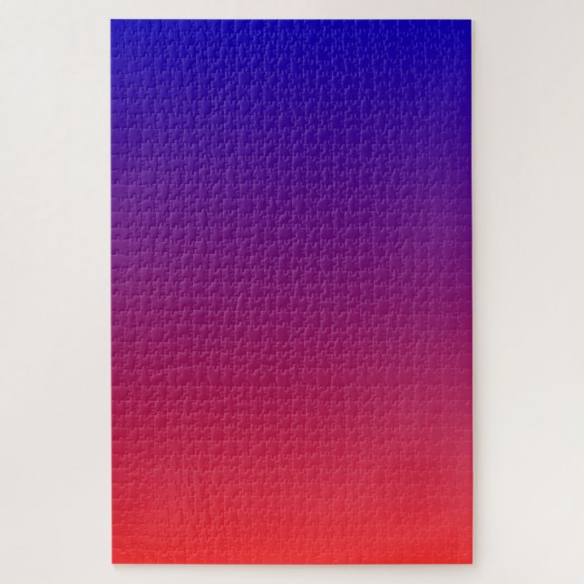 Blue Purple Red Gradient Jigsaw Puzzle (Vertical)