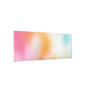 Blue Purple Red Pink Yellow Green Colorful Modern Canvas Print