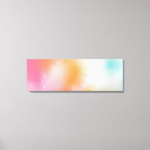 Blue Purple Red Pink Yellow Green Colorful Modern Canvas Print