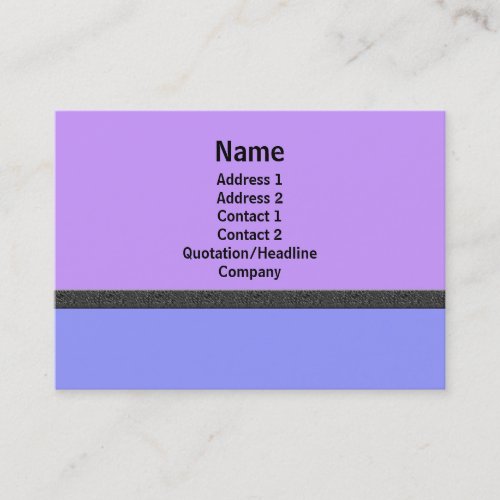 blue purple simple business cards