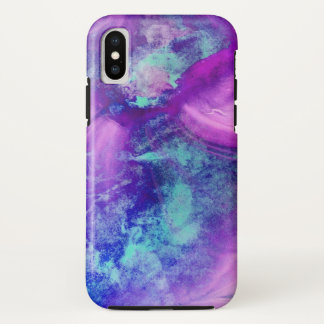 Blue Purple Space iPhone XS Case