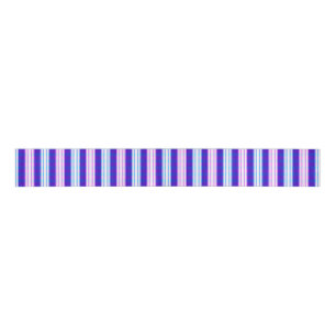 blue & purple striped electric retro grosgrain ribbon