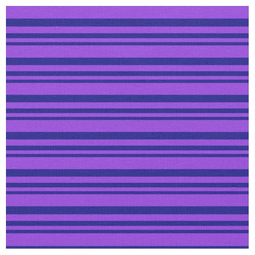 Blue & Purple Stripes/Lines Pattern Fabric