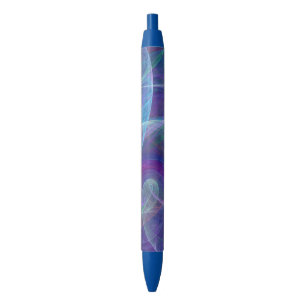 Blue Purple Teal Airy Abstraction Pen