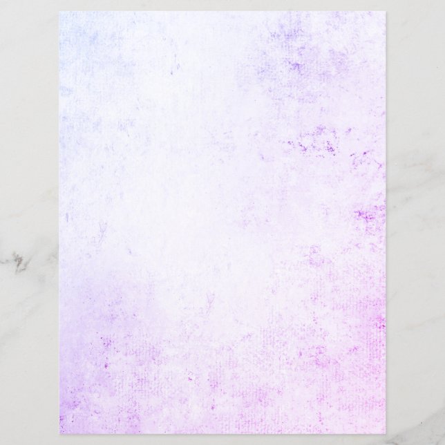 Blue Purple Venetian Plaster Texture Scrapbook (Front)