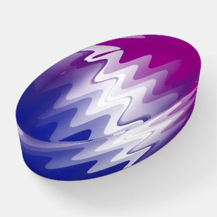Blue purple white paperweight