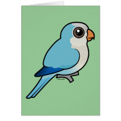 Blue Quaker Parrot Note Card