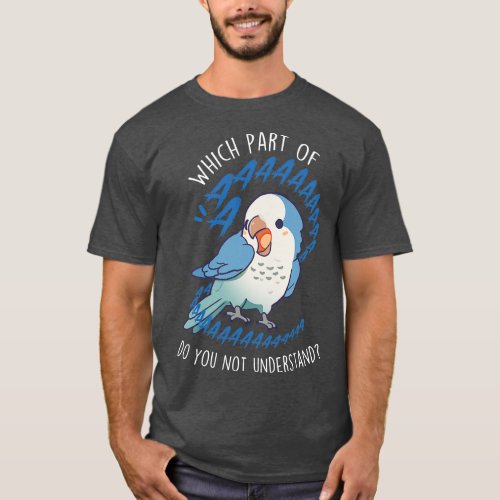 Blue Quaker Parrot Aaaa T_Shirt