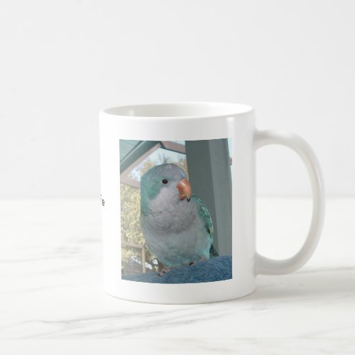 Blue Quaker Parrot Coffee Mug