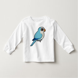 Blue Quaker Parrot Toddler Long Sleeve T-Shirt