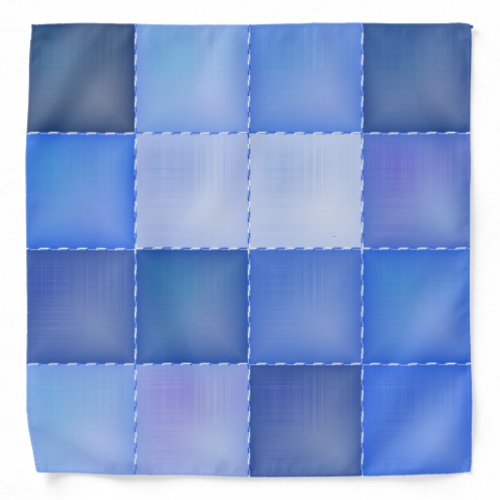 Blue Quilt Bandana for Doggie