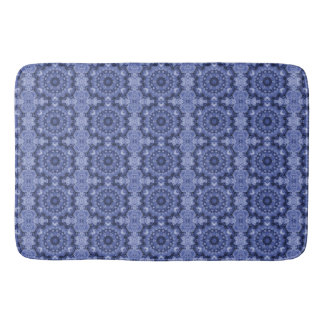 Blue Quilt Bath Mat