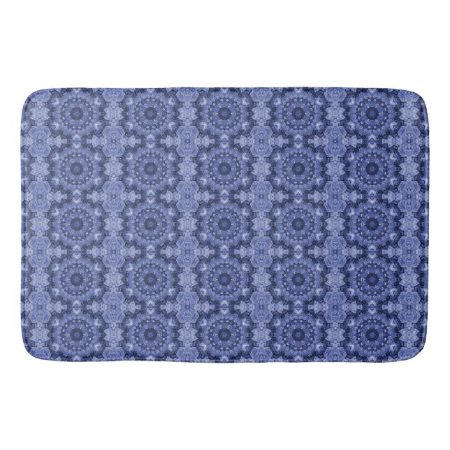 Blue Quilt Bath Mat (Front)