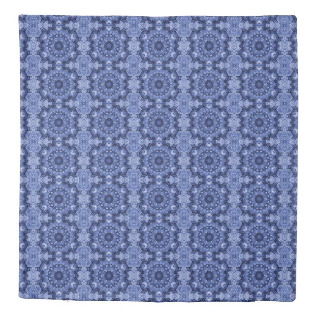 Blue Quilt Duvet Cover (Back)