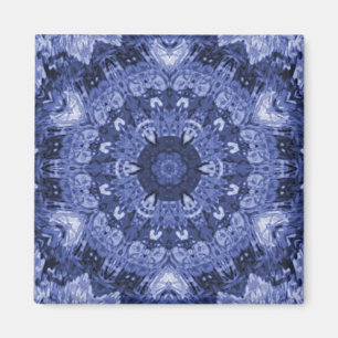 blue quilt magnet