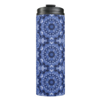 Blue Quilt Thermal Tumbler