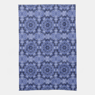 blue quilt towel