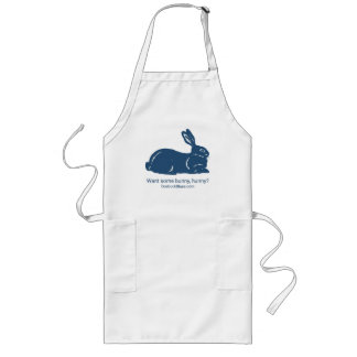 Blue Rabbit Apron - Want some bunny, hunny?