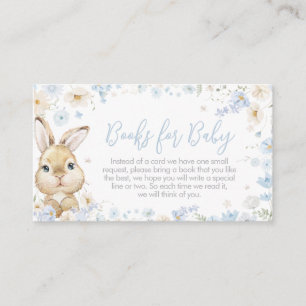 Blue Rabbit Somebunny Baby Shower Books for Baby Enclosure Card