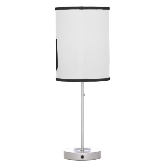 Blue Race Car with Driver Table Lamp (Back)