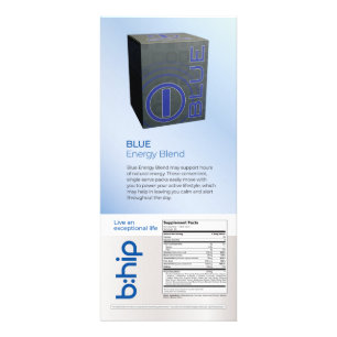BLUE RACK CARD