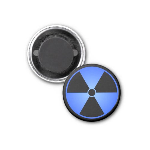 Blue Radiation Symbol Magnet