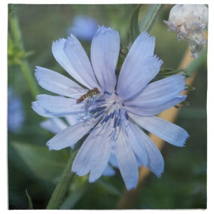 Blue Radicchio Flower Napkins
