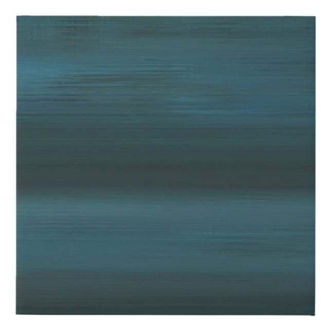 Blue Rain Abstract Canvas Print by Detailsavvy (Front)