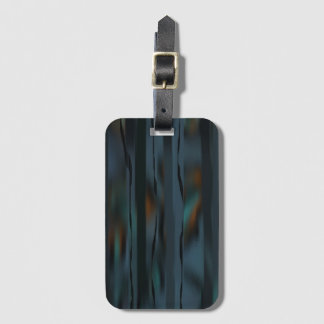 Blue Rain Luggage Tag
