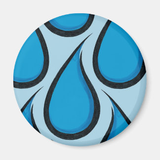 Blue Rain Magnet